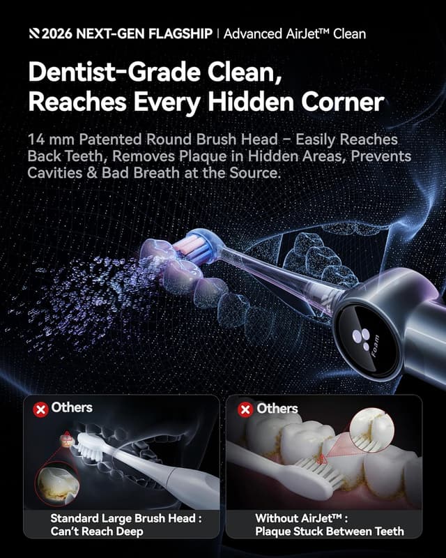 Thumbnail 3 de RANVOO AirBlast Sonic Toothbrush