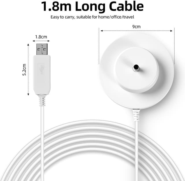 Detalle 2 de Adiwo chargeur USB pour Tonie Box (9 V 1,5 A) avec protection sécurité