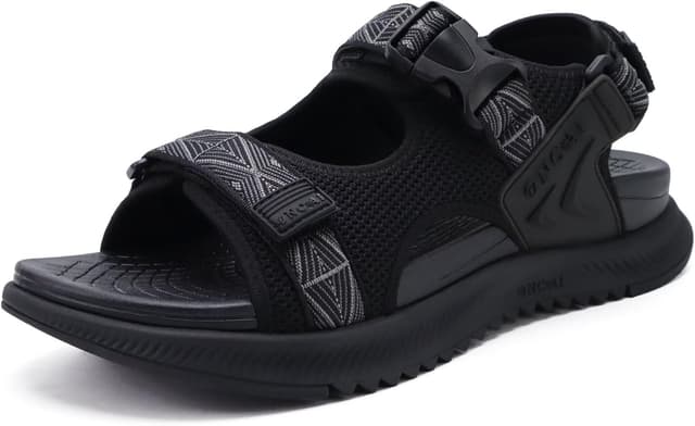 Detalle de ONCAI Men’s Hiking Sandals with Arch Support and Adjustable Straps