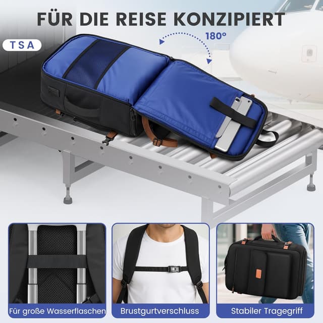 Thumbnail 4 de MATEIN Handgepäck Rucksack 40x30x20