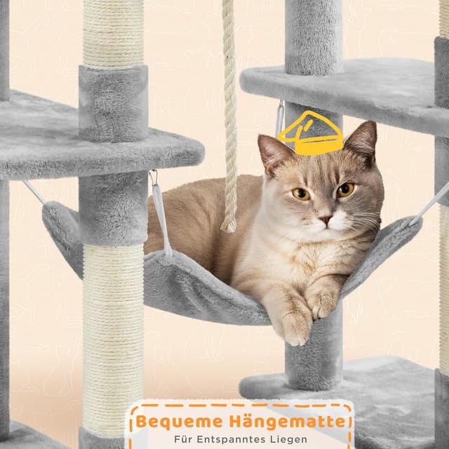 Thumbnail 6 de Yaheetech Katzenkratzbaum 209 cm XXL