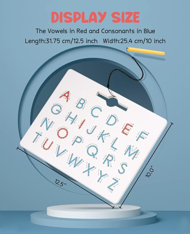 Detalle 2 de GAMENOTE Magnetic Letter Board 12.5×10 in