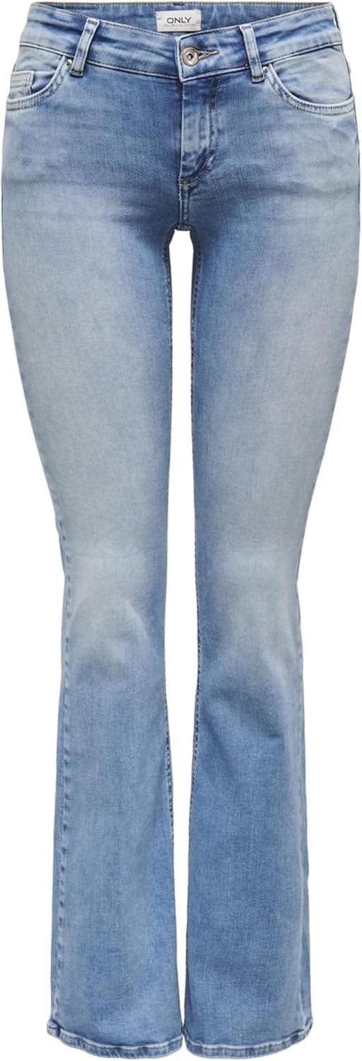 Detalle de ONLY Female Flared-Jeans ONLBLUSH mit niedriger Taille (Flared Fit)