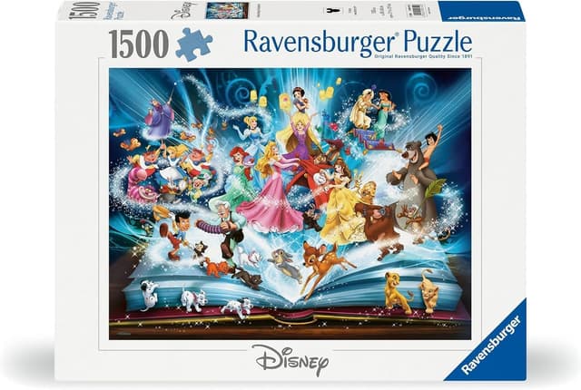 Detalle de Ravensburger Puzzle 1500 pezzi Il magico libro delle fiabe