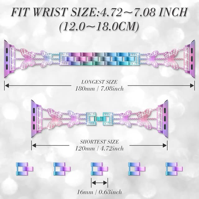 Thumbnail 4 de Musk-MSKR Diamond Band for Apple Watch