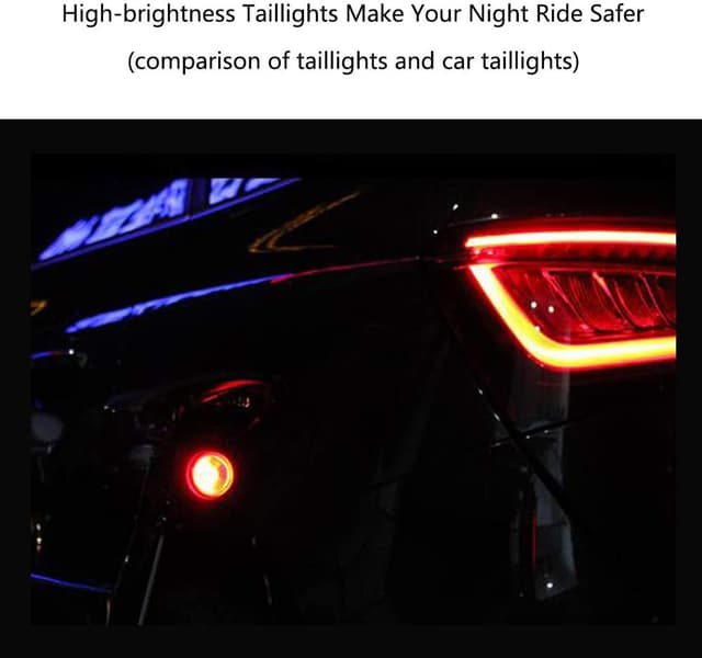 Thumbnail 6 de XIAOKOA Feux Arrière pour Vélos alarme intelligent