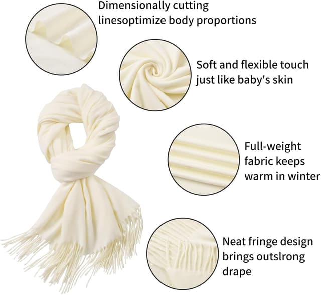 Thumbnail 2 de Premillow Scarfs Long Cashmere Feel Scarf 🧣