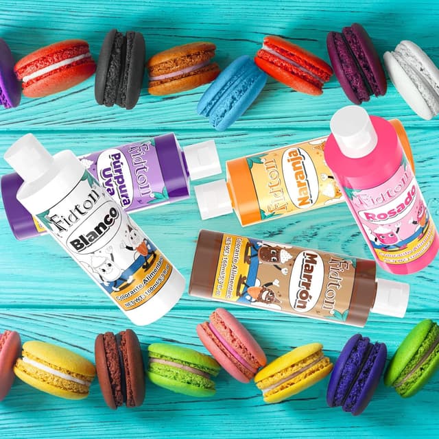 Thumbnail 3 de Colorante Alimentario Macarrone 160ml - Blanco Concentrado 🎨