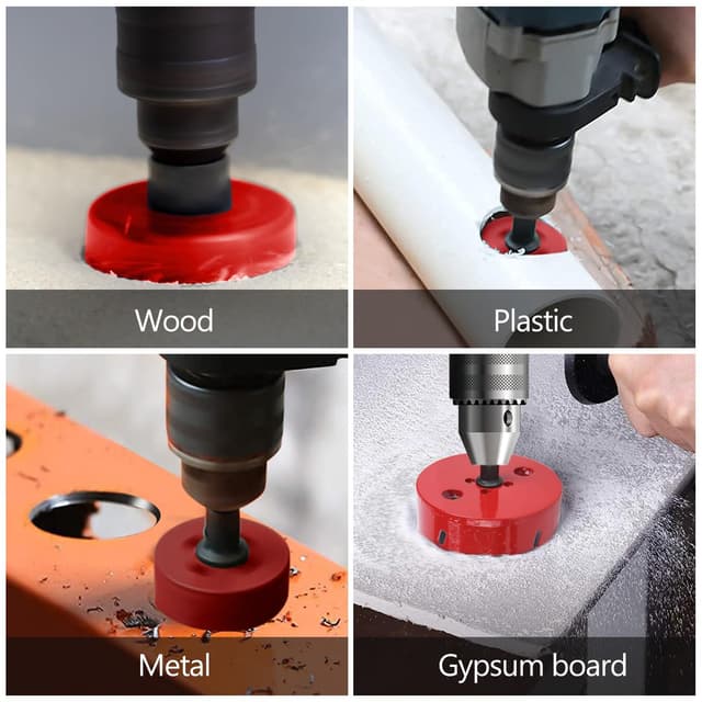 Thumbnail 6 de Flintronic Bi-Metal Hole Saw, 110mm (Bi-Metal M42) for Metal, Wood & Plastic