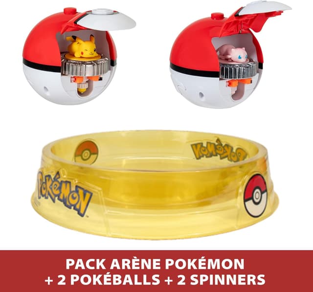 Thumbnail 2 de Bandai Pokémon – Arena de Combate con 2 Spinners ⚡