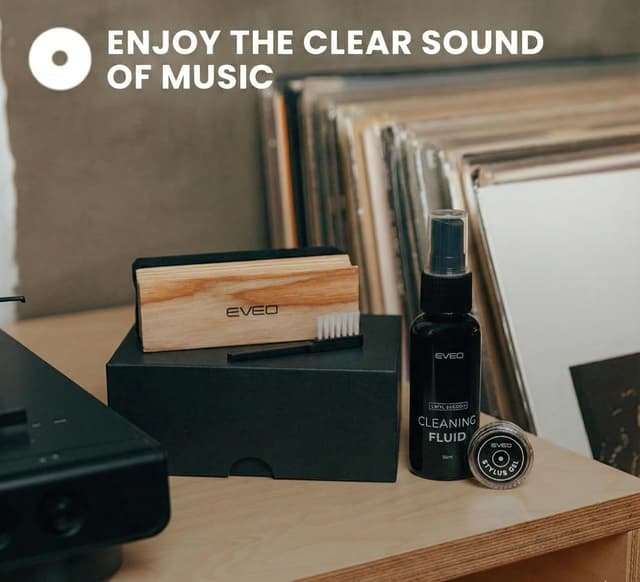 Thumbnail 4 de EVEO Vinyl Record Cleaning Kit 4-in-1