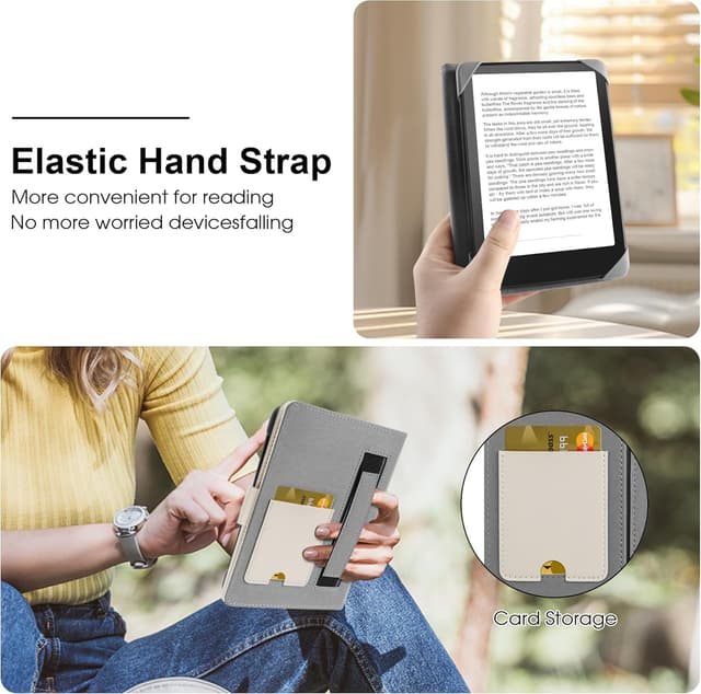 Detalle 2 de HoYiXi Universal Hülle für E-Reader bis 6,8 Zoll