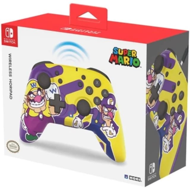 Detalle 1 de Hori Horipad Wario y Waluigi inalámbrico personalizable para Switch