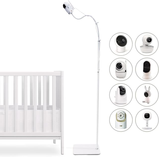 Detalle de goozie Baby Monitor Floor Stand Holder (universal with 1/4” thread) for nursery camera positioning