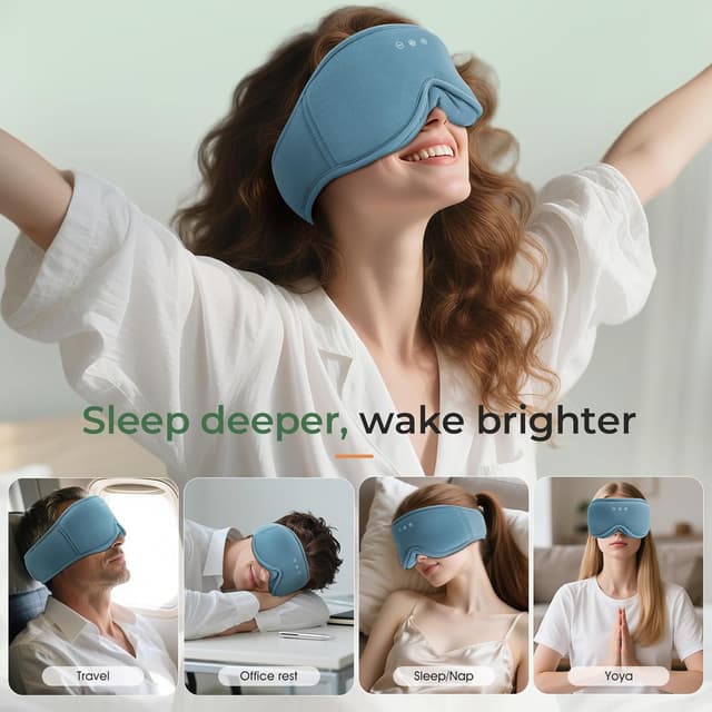 Thumbnail 6 de MUSICOZY sleep mask headphones 14H playtime