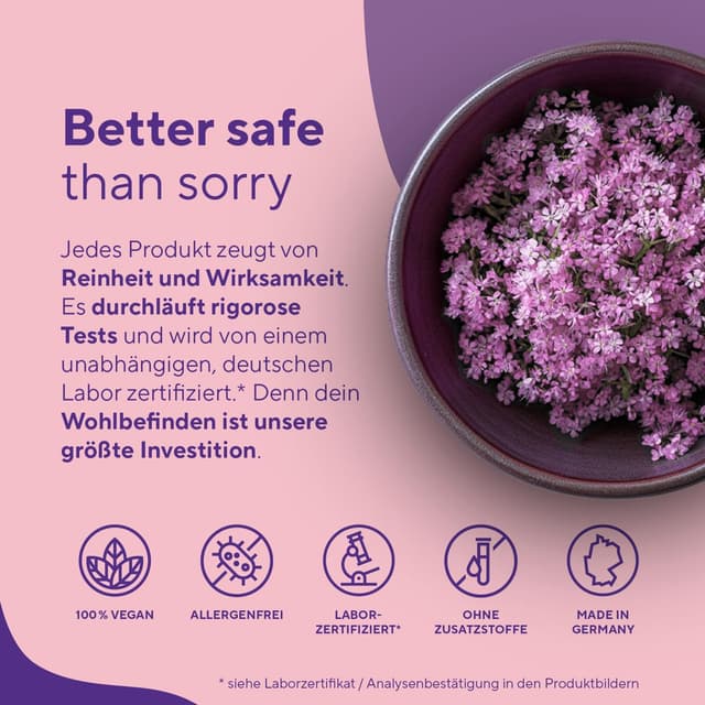 Detalle de True Nature Baldrian Presslinge – hochdosierte Baldrianwurzel (Valeriana officinalis) mit 500 mg pro Pressling
