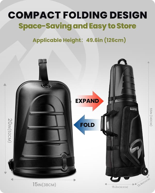 Thumbnail 4 de OutdoorMaster Golf Travel Bag