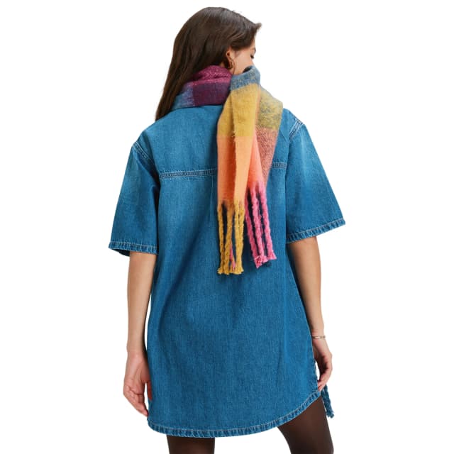 Thumbnail 4 de Roxy Afternoon Skies minivestido denim 100% algodón orgánico 👗