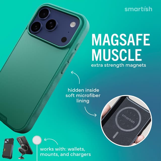 Detalle de Smartish iPhone 17 Pro MagSafe case