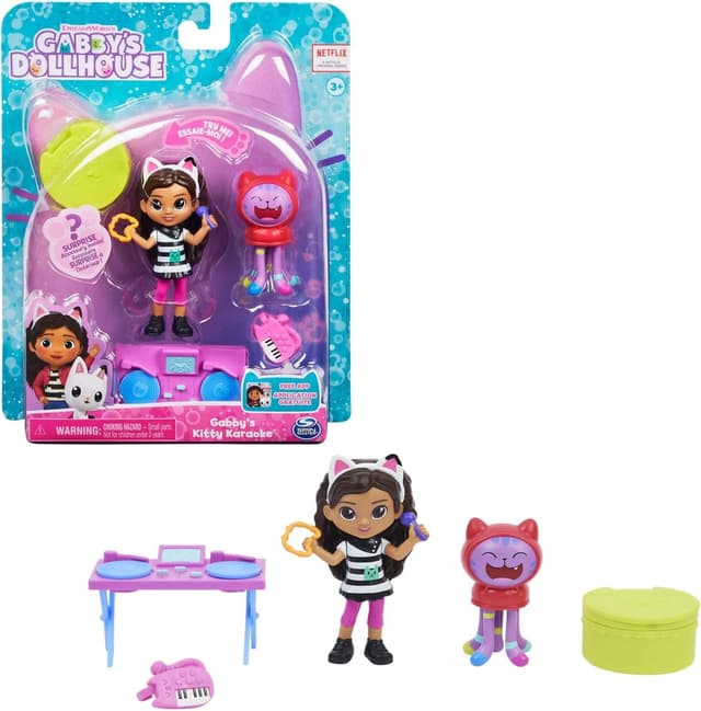 Imagen de La casa de muñecas Gabby fiesta karaoke set 6062027 en OfertitasTOP