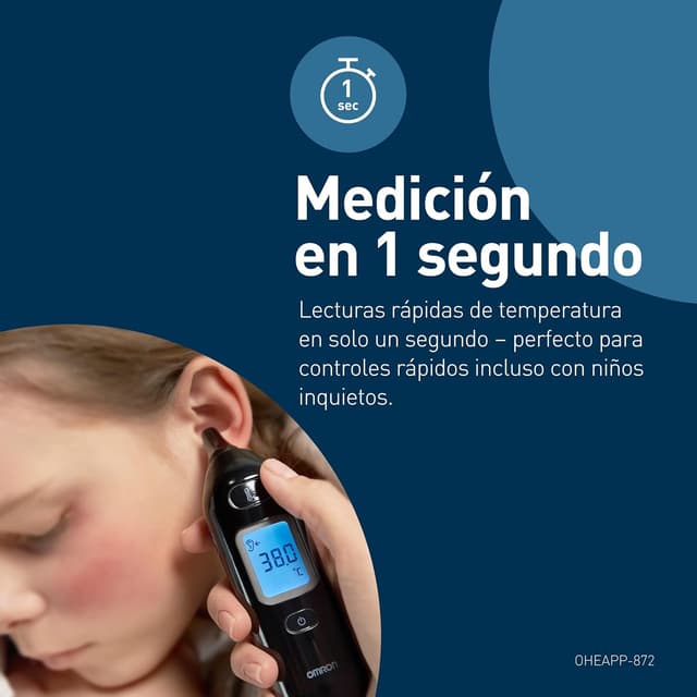 Thumbnail 3 de OMRON Gentle Temp 533 termómetro oído 1 segundo