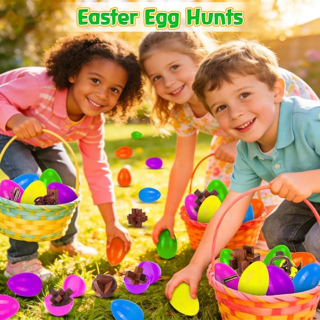 Detalle de CHILDGO Easter Basket Stuffers 24-Pack Puzzle Toys for Kids, Teens & Adults