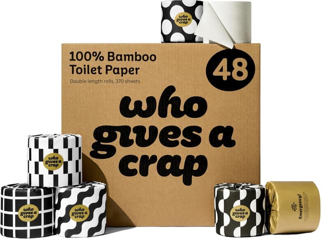 Detalle de Who Gives A Crap Premium Bamboo Toilet Roll