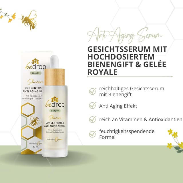 Detalle 2 de bedrop Concentrated Anti Aging Serum – Anti‑Aging 30 ml