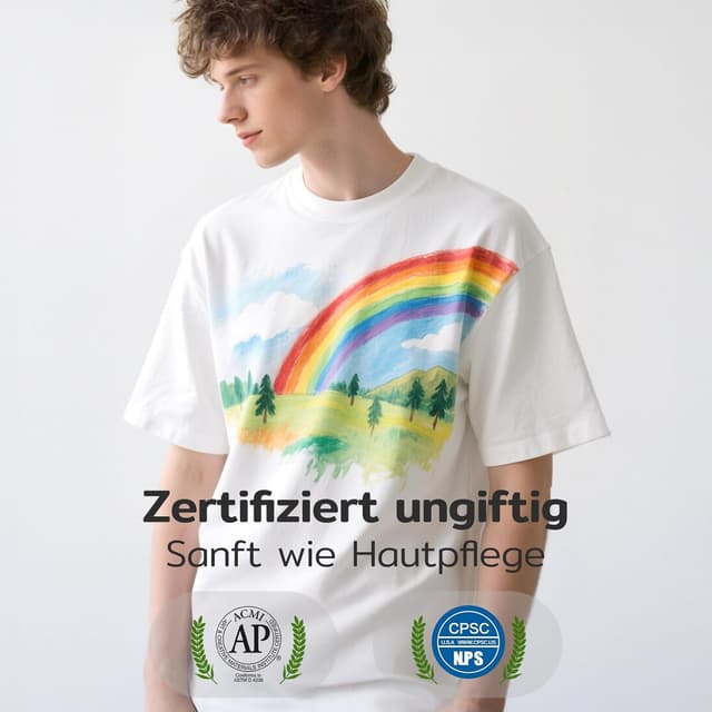 Detalle 2 de TMOL Textilfarben Set 18 leuchtende Farben