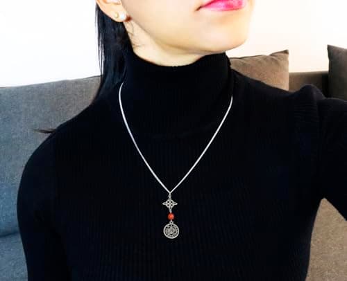 Detalle 1 de Only faith Collar Nudo de Bruja 925, 45 cm