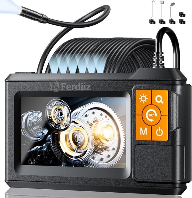 Detalle de Ferdiiz Endoscopio HD 1920P, 4,3 pollici