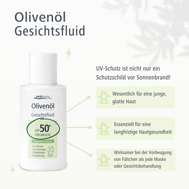 Thumbnail 4 de medipharma cosmetics Olivenöl Gesichtsfluid LSF50+
