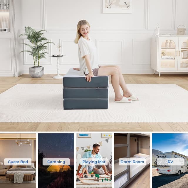 Detalle de Vesgantti Tri-fold Gel Mattress 10cm