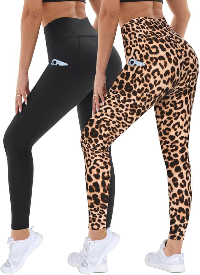 Thumbnail 6 de DDOBB 2er Pack Sportleggings High Waist