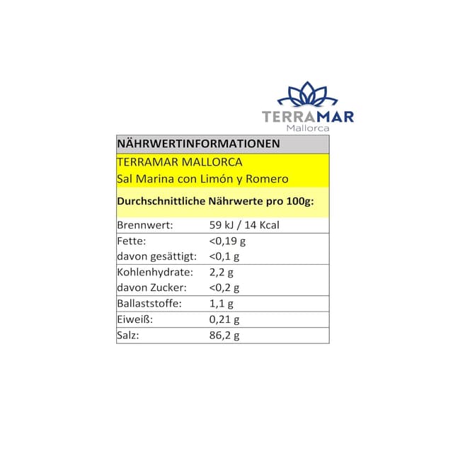 Thumbnail 1 de TERRAMAR MALLORCA Meersalz 150 g 🧂