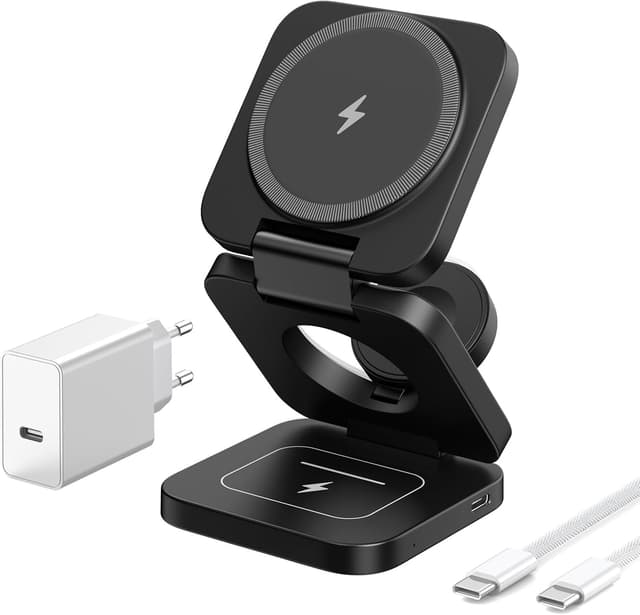 Detalle de KU XIU 3-en-1 chargeur sans fil