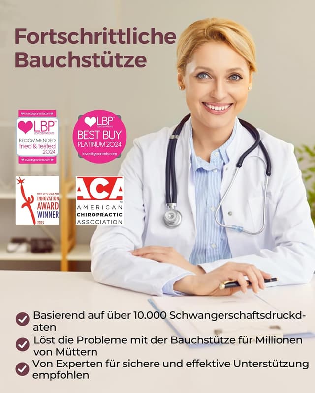 Detalle 1 de Schwangerschafts-Bauchband Momcozy mit Stütze