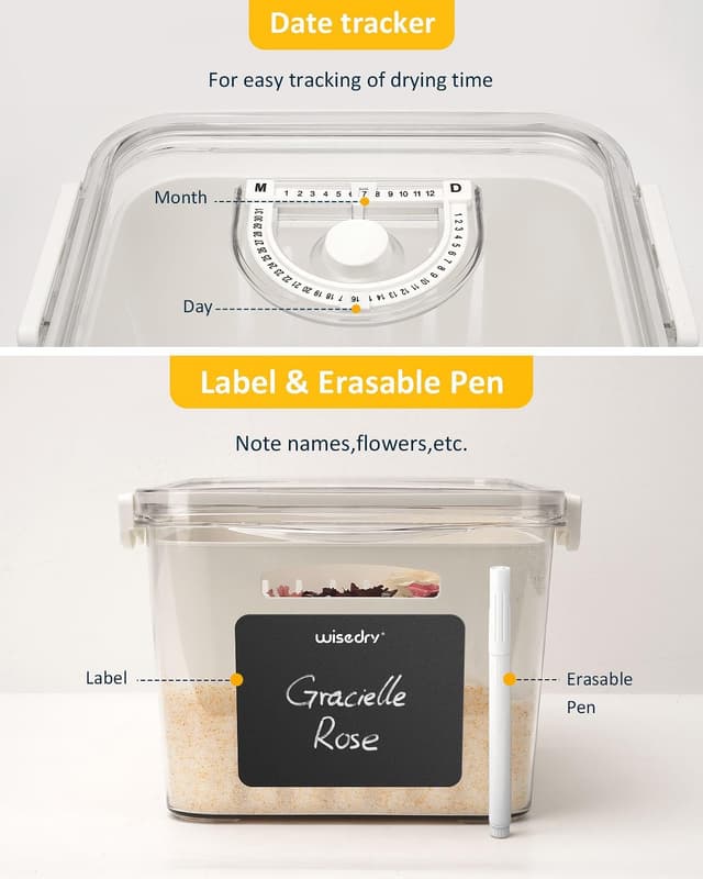 Thumbnail 5 de wisedry Contenitore per essiccazione fiori 1 pezzo