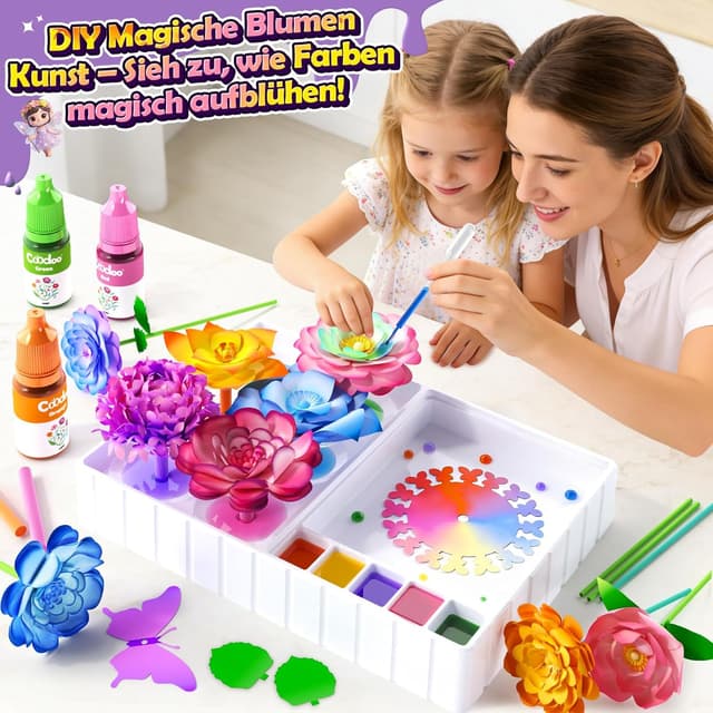 Detalle de Coodoo DIY Blumen Bastelset ab 3 Jahren