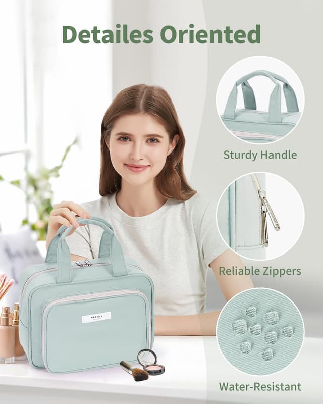 Thumbnail 5 de Narwey Full Size Toiletry Bag Mint Green