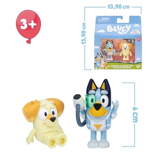Thumbnail 1 de Famosa Bluey Pack 2 Figuras Surprise Blaster 🎲