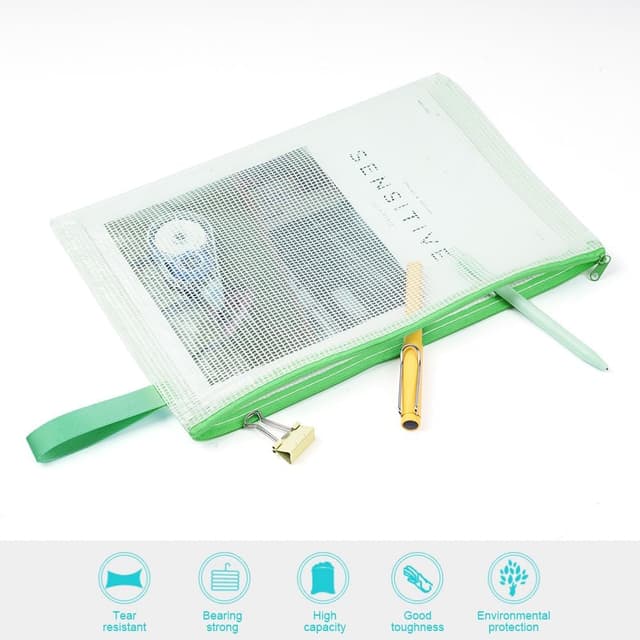 Detalle 2 de OFFCUP lot de 5 pochettes A3 zippées