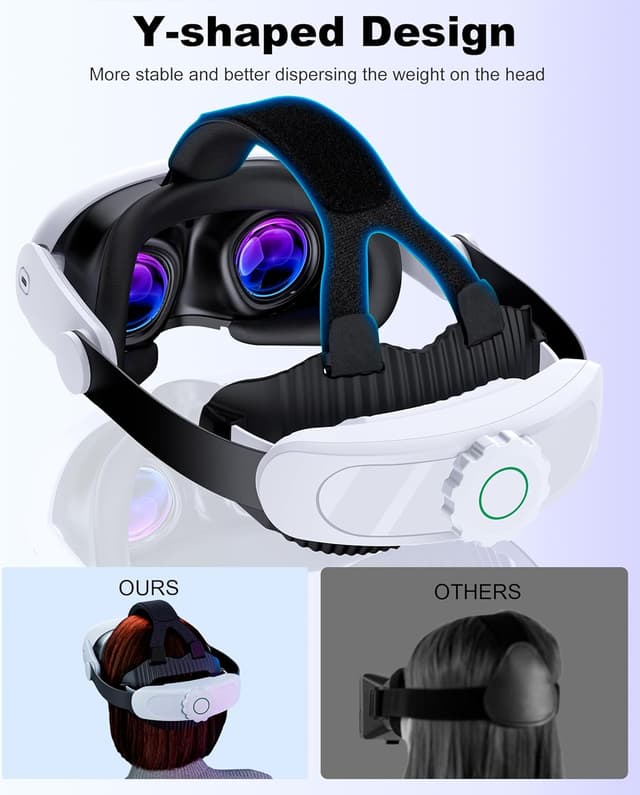 Thumbnail 6 de HELLCOOL Head Strap Replacement for Meta Quest 3S/3/2