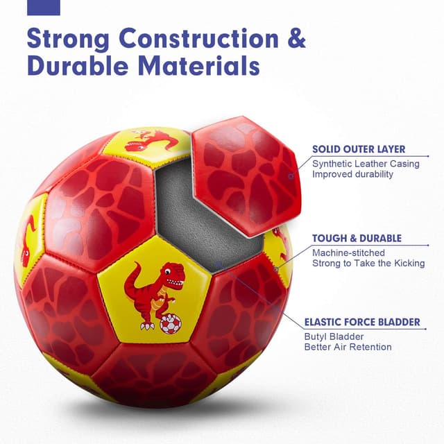 Detalle de hahaland Size 3 Soccer Ball for Kids