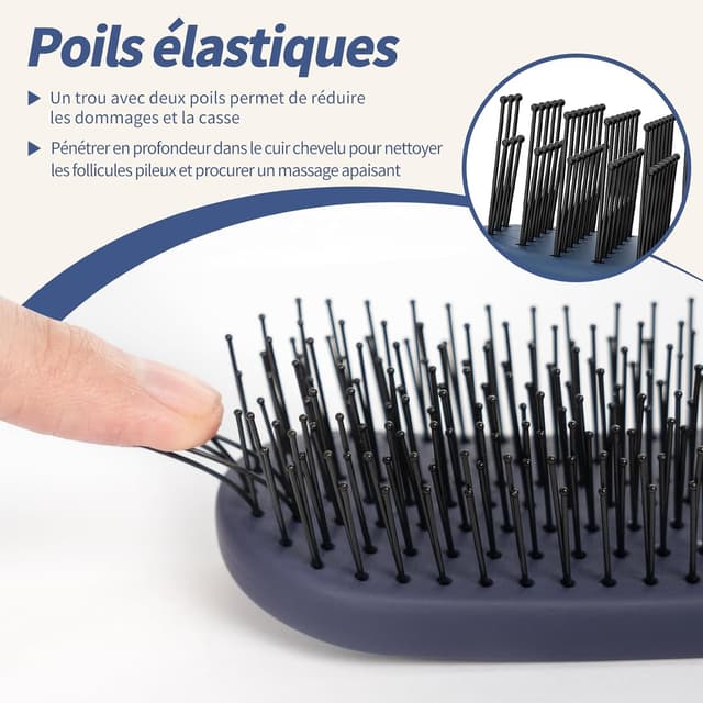 Thumbnail 2 de SHINLEA Brosse démêlante 149 picots 🪮