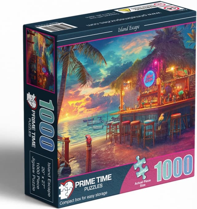 Detalle de Prime Time Puzzles 1000 Piece Jigsaw Puzzle