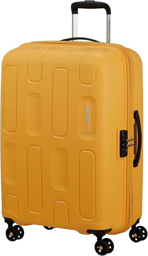 Detalle de American Tourister Ellipso Spinner M Maleta 68cm Amarillo 🍌