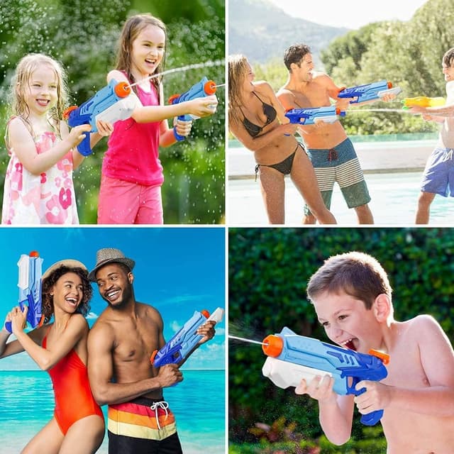 Thumbnail 6 de D-FantiX Water Guns for Kids 2 Pack 300cc