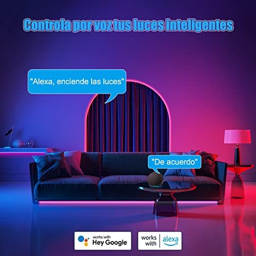 Detalle 2 de Diyife Tira LED 5m RGB para TV