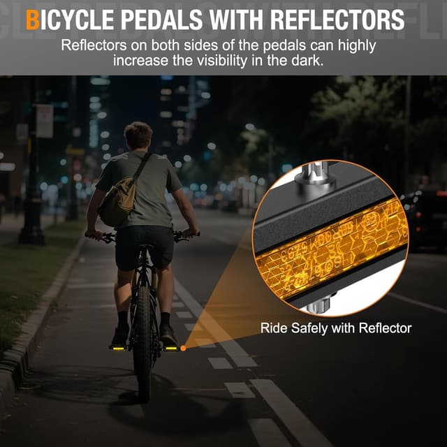 Thumbnail 5 de GUOOTU Fahrradpedale CNC Aluminium MTB Flachpedale